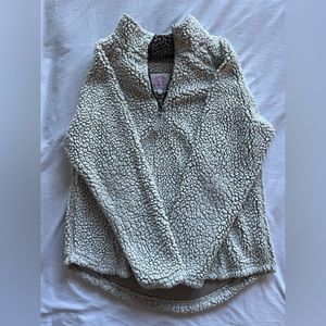 Sherpa/ Teddy Quarter-zip